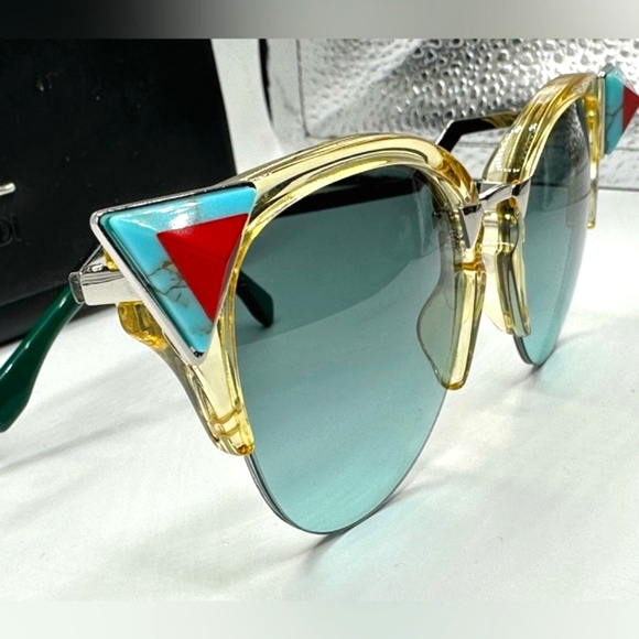 FENDI  FF001/N/S C1 EEQ Size 52-19-135 Made in Italy 🇮🇹‼️ - Picture 4 of 16